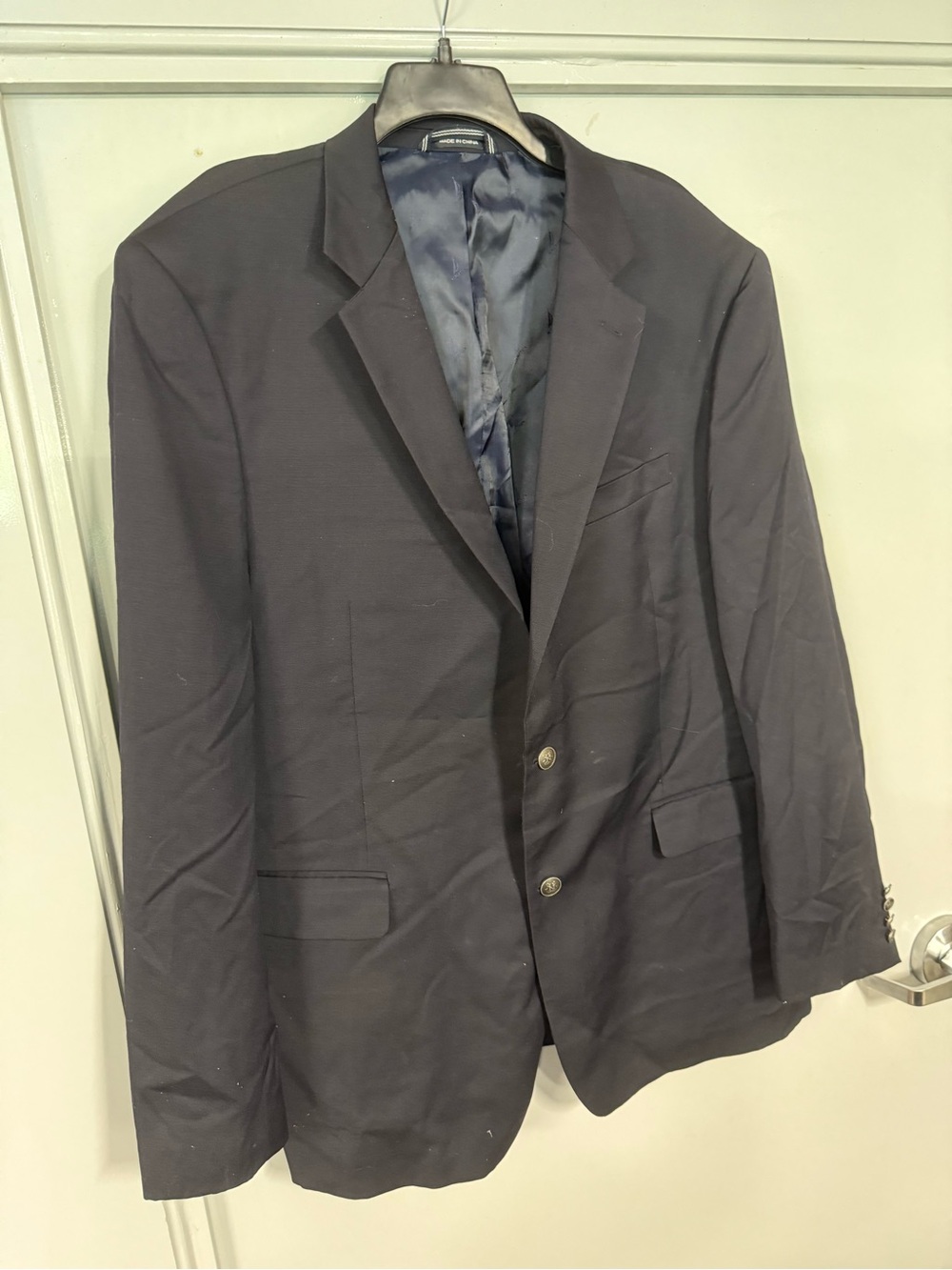 Nautica Navy Sports Coat Jacket - 48l